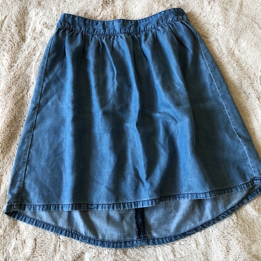 Madewell Faded Indigo Skirt